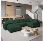 Masseno Ecksofa VELAMI mit Schlaffunktion U-Form, Sofa mit Bettkasten