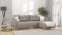 S-Style M&ouml;bel Ecksofa Lina mit Schlaffunktion, Bettkasten und Holzf&uuml;&szlig;en, aus