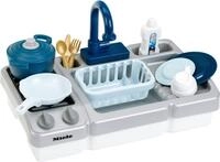Klein Spielk&uuml;che Miele - Sp&uuml;le mit Wasserfunktion und Kochfeld Kunststoff,...