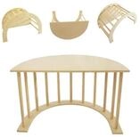 Chipolino Kletterger&uuml;st Holz-Tsch, Schaukelspielzeug, Kletterleiter, Ruhezone,...