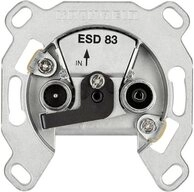 Kathrein Antennensteckdose Kathrein ESD 83 Antennendose BK, DAB+, SAT, TV, UKW