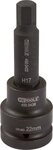 KS Tools Steckn&uuml;sse 3/4" Kraft-Bit-Stecknuss Innensechskant lang, 22mm...