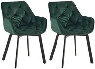 CLP Esszimmerstuhl Antigo (2er Set, 2 St), ergonomisch, gepolstert, 180&deg;