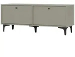 Masseno Lowboard TORINO 120,6 cm TV-Schrank mit 2 T&uuml;ren Gr&uuml;n gr&uuml;n 120.6 cm x 48.5