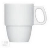 Geschirr-Set Kaffeebecher Dimension - 0,29 l Porzellan wei&szlig; 6 St&uuml;ck. wei&szlig;