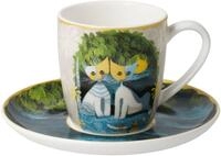 Goebel Tasse Espressotasse R. Wachtmeister -Al chiaro di luna, 1-tlg., Porzellan