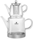 Karaca Teekanne Karaca Dora Borosilikat Glas-Teekannen-Set, 2.25L, Hitzebest&auml;ndig,