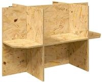 vidaXL Terrarium Terrarienbasis Braun 80 x 50 x 50 cm OSB