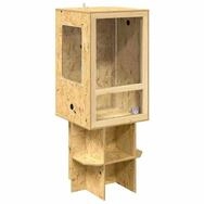 vidaXL Terrarium Terrarium Braun 50 x 50 x 130 cm OSB