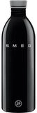 Smeg Trinkflasche WBF02BL Edelstahlflasche 1 Liter Fassungsverm&ouml;gen schwarz