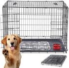 Arebos Tiertransportbox Hundek&auml;fig Haustierk&auml;fig Gitterbox klappbar S-M-L-XL...