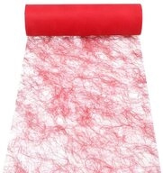 PAPSTAR Dekoband Dekoband Sizoflor 25 m x 30 cm rot