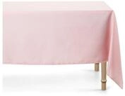 partydeco Tischdecke, Tischdecke rechteckig 180x300cm Polyester Stoff Rosa matt
