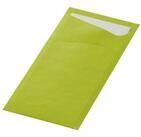 Duni Papierserviette 100 Duni Sacchetto&reg; Serviettentaschen, kiwi weiss,...