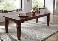 Massivmoebel24 Esstisch Esstisch Akazie 200x100x76 nougat lackiert OXFORD #606