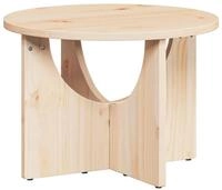 vidaXL Couchtisch Couchtisch Natur 50 x 50 x 35 cm Massivholz Kiefer (1-St)