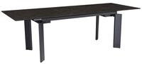Wohnling Esstisch WL7.152 Esszimmertisch 180 cm Keramik Schwarz Ausziehbar...