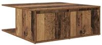 vidaXL Couchtisch Couchtisch mit Schubladen Altholz 80 x 80 x 31 cm...