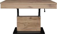 M&auml;usbacher Couchtisch Lift Couchtisch, h&ouml;henverstellbar 58-77cm,Tischplatte