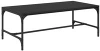 vidaXL Couchtisch Couchtisch Schwarz Eichen-Optik 100 x 50 x 35 cm Holzwerkstoff