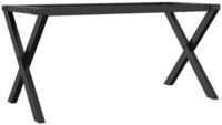 vidaXL Tischbein Couchtisch-Gestell in X-Form 80x40x43 cm Stahl