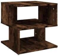 vidaXL Beistelltisch, Ablagetisch R&auml;uchereiche 40x40x40 cm Holzwerkstoff