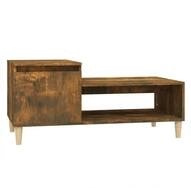 vidaXL Couchtisch Couchtisch R&auml;uchereiche 100x50x45 cm Holzwerkstoff (1-St)