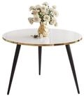 Lookway Couchtisch SOLEIL HOCHGLANZ Runder Couchtisch mit Ablage (1x Tisch),