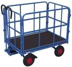 CORDES Transportroller VARIOfit Handpritschenwagen mit 4 Rohrgitterw&auml;nden
