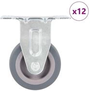 vidaXL Schwerlastrolle 12 Stk. Bockrollen 50 mm, (12-St)