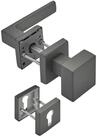 SO-TECH&reg; Dr&uuml;ckergarnitur T&uuml;rdr&uuml;cker CUBE anthrazit 120 x 22 mm Vierkant 8 x...
