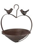 Spetebo Vogeltr&auml;nke Vogelfutterstation aus Gusseisen - 25 cm x 22 cm