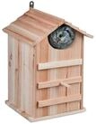 relaxdays Vogelhaus Eulen Nistkasten Holz
