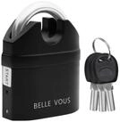 Belle Vous Vorh&auml;ngeschloss Belle Vous Alarmschloss 110 dB mit 3 Schl&uuml;sseln,