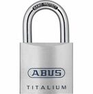 ABUS Vorh&auml;ngeschloss Titalium-Vorhangschloss 80TI/40 aus TITALIUM, Lock-Tag