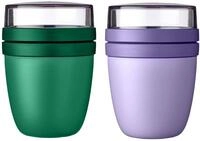 Mepal Lunchbox Lunchpot Ellipse 500 ml + 200 ml f&uuml;r Joghurt & M&uuml;sli, Geeignet...