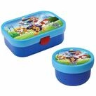 Mepal Lunchbox Campus Obst- und Bentobox Paw Patrol Pups, Kunststoff, (2-tlg)