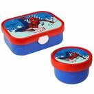 Mepal Lunchbox Campus Obst- und Bentobox Spiderman 300 & 750 ml, Kunststoff,...