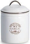 Zeller Present Vorratsdose Garlic, Keramik, (1-tlg), f&uuml;r Knoblauch, 880 ml