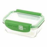 mastrad Frischhaltedose StorEat XS 370 ml, Borosilikatglas, (1-tlg)