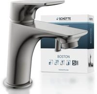 Sch&uuml;tte Waschtischarmatur BOSTON wassersparende Eco-Click-Funktion, inkl....