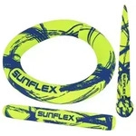 Sunflex Badespielzeug Tauchset Funky Crossed, Tauchkugel Tauchstab Tauchspiel...