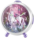 Atrium Kinderwecker Atrium Kinderwecker Quarzwerk Analog wei&szlig; Einhorn &Oslash; 10,5cm
