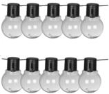 Luxform Lichterkette Solar-Lichterkette Menorca Partybeleuchtung 10xLED, aus