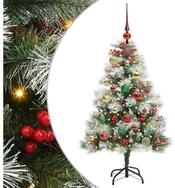 vidaXL K&uuml;nstlicher Weihnachtsbaum K&uuml;nstlicher Weihnachtsbaum Gr&uuml;n und Wei&szlig;...