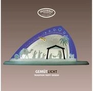Weigla Lichterbogen LED Christi Geburt, Schwibbogen aus Holz & Acrylglas, Made...