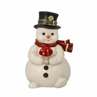 Goebel Weihnachtsfigur Kleiner Gl&uuml;cksbote - Schneemann