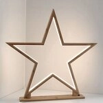 Spetebo LED Stern LED Lampe STERN 33 cm - Modell: gro&szlig;, 2, LED, warmwei&szlig;,