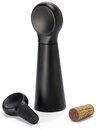 PHILIPPI Weink&uuml;hler Philippi VINO Wein-Set Korkenzieher und Stopper Mattschwarz