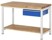 RAU Werkbank Rau Werkbank Modell 8001 mit Ablageboden BxTxH 1250x700x840mm